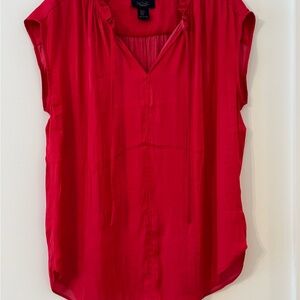 RACHEL Rachel Roy Vibrant Red Blouse